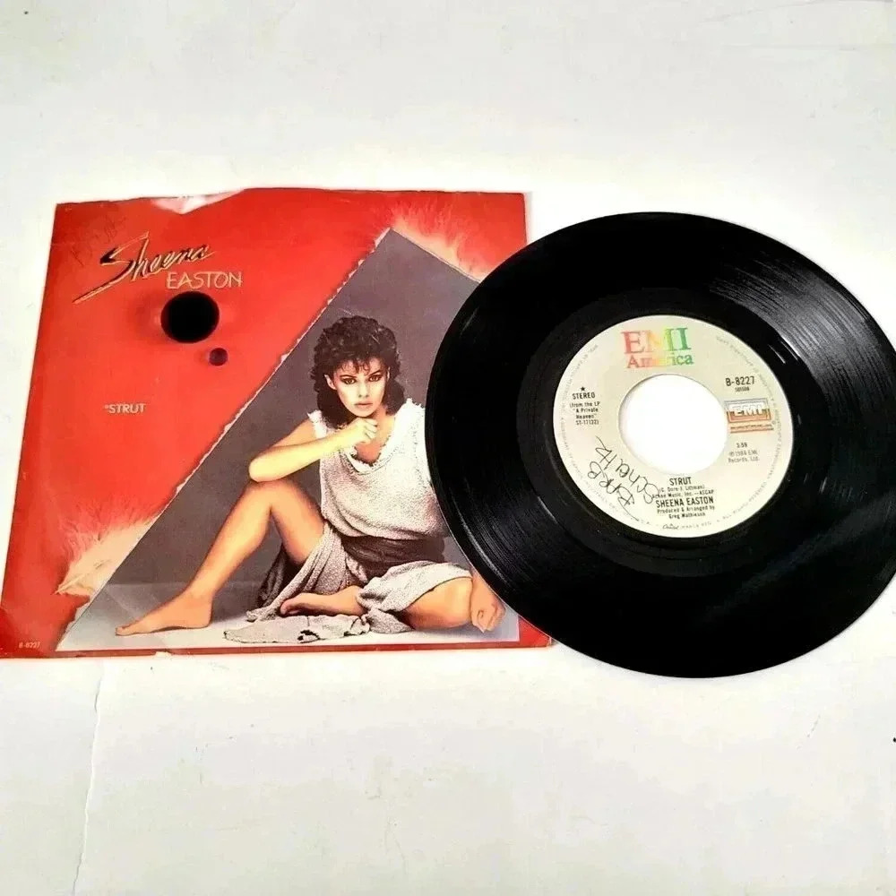 Sheena Easton Strut Record Letters From the Road Vinyl 45 RPM 1984 Sleeve